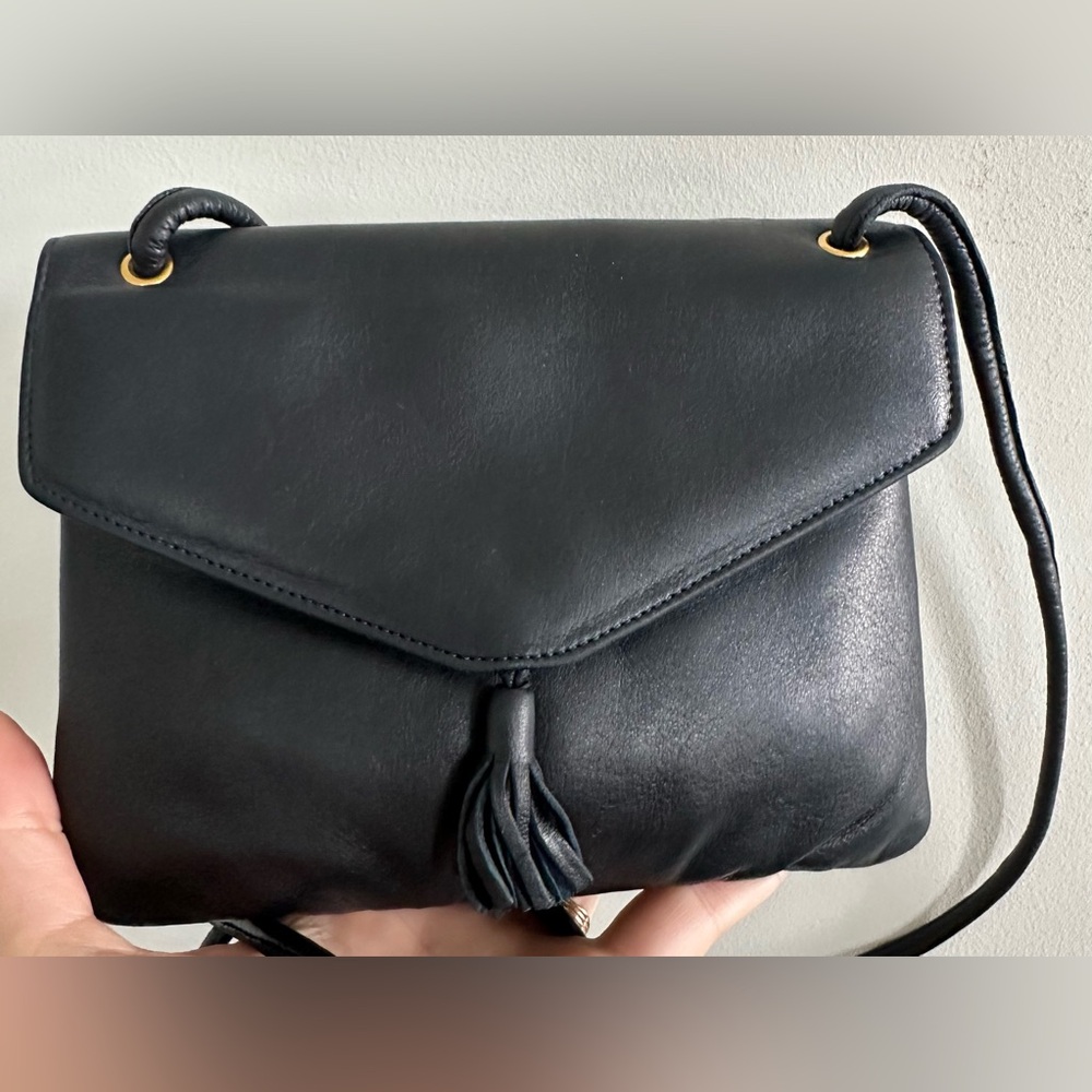 Vintage Fortnum and mason mini crossbody bag. Calf leather made in France
